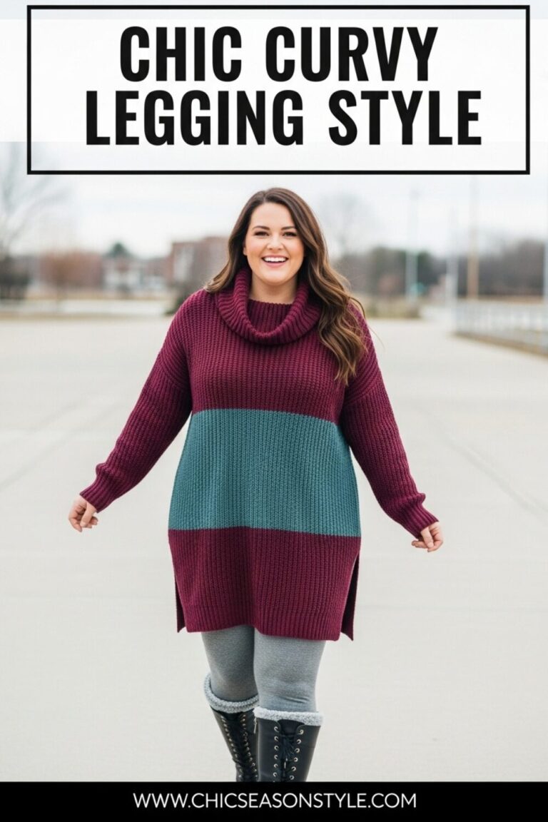 Plus Size Winter Legging Outfits 12 Cozy & Chic Looks