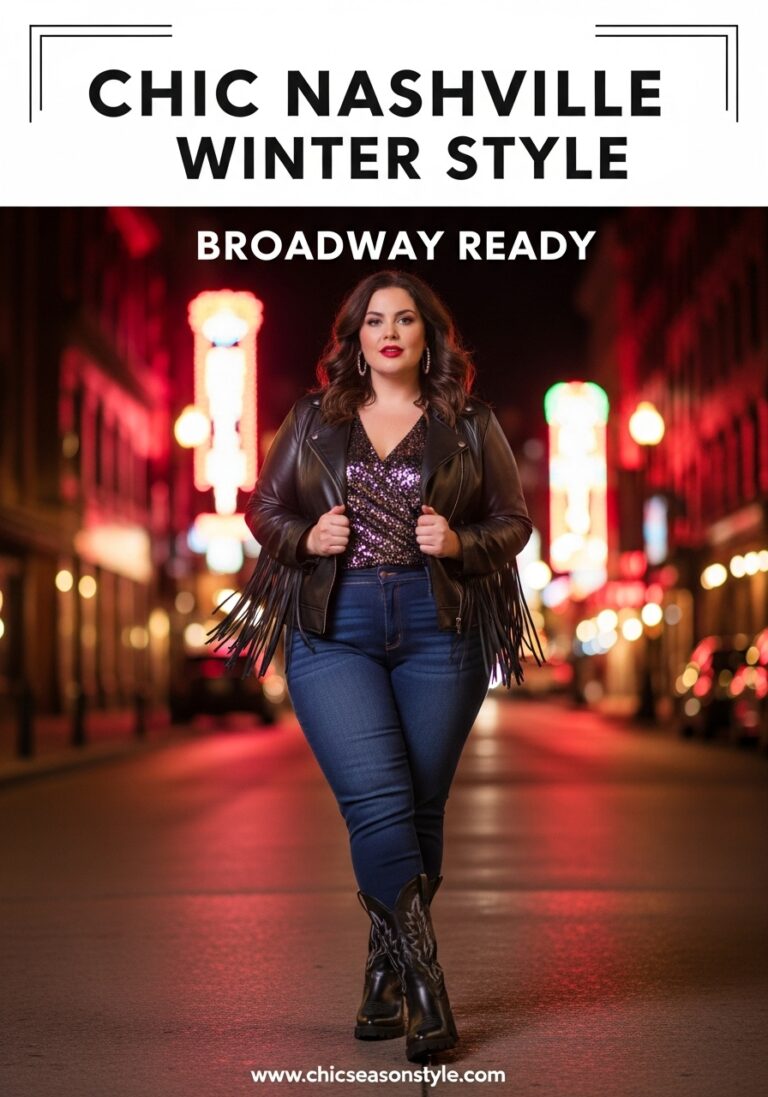 12 Plus Size Winter Nashville Outfits Curvy Women Love 14 Plus Size Winter Nashville Outfits 12 Western Chic Looks
