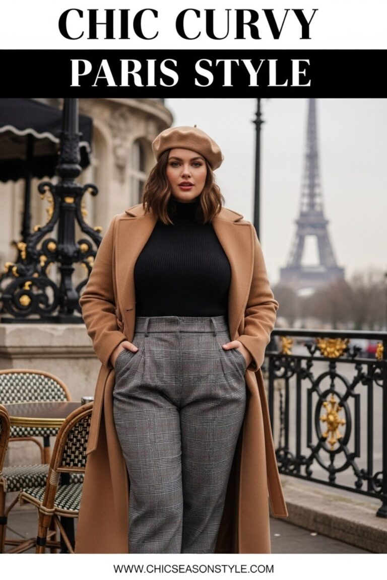 12 Plus Size Winter Paris Outfits That Curvy Women Love 25 Plus Size Winter Paris Outfits 12 Effortlessly Chic Looks