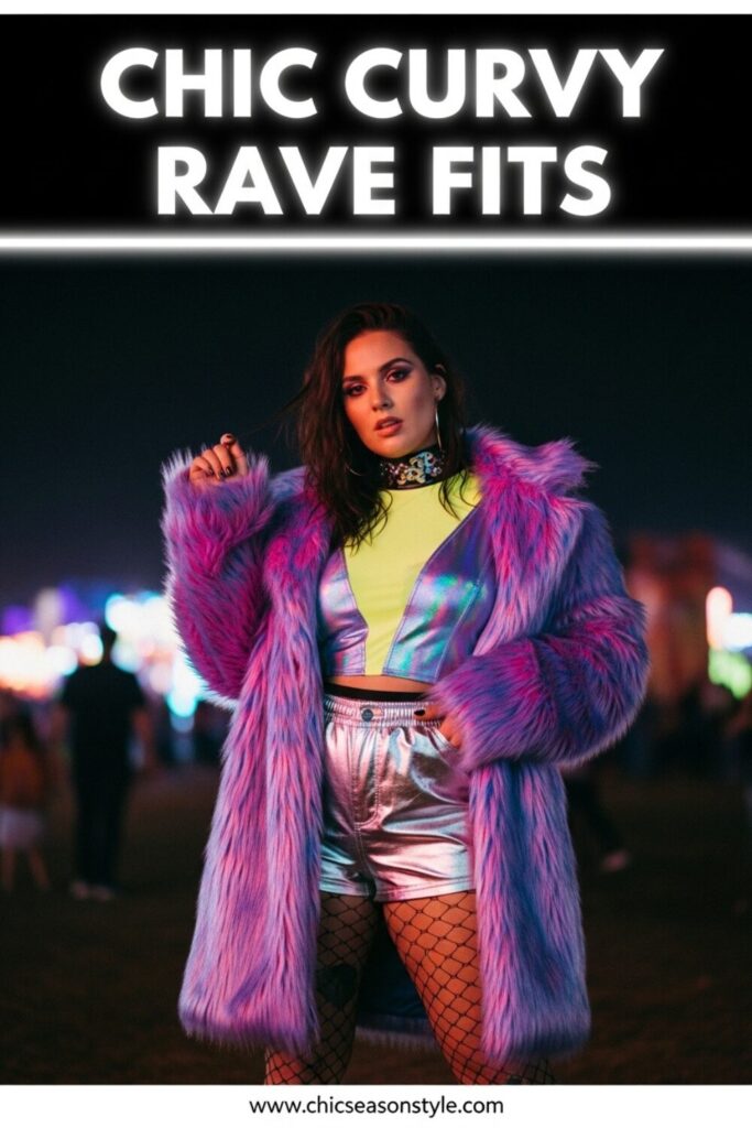 14 Plus Size Winter Rave Outfits That Curvy Women Love 1 Plus Size Winter Rave Outfits 14 Stunning Rave Fits