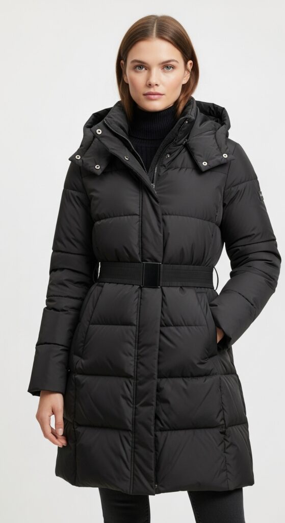 The Belted Puffer Coat