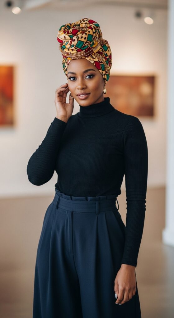 12 Plus Size Winter Outfits For Black Women (Cold Weather) 5 The Headwrap Elegance
