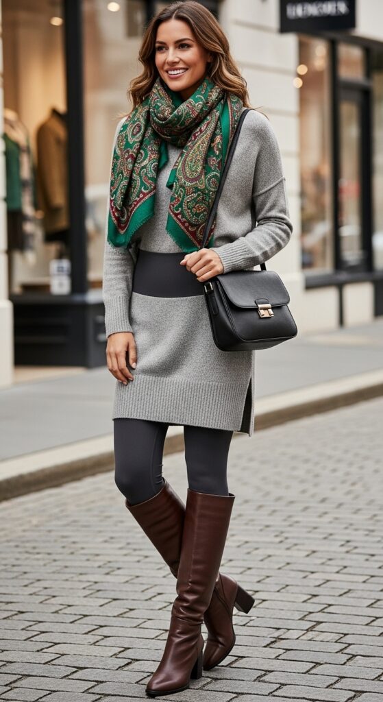 11 Plus Size Casual Winter Outfits That Curvy Women Love 6 The Luxe Leggings Outfit