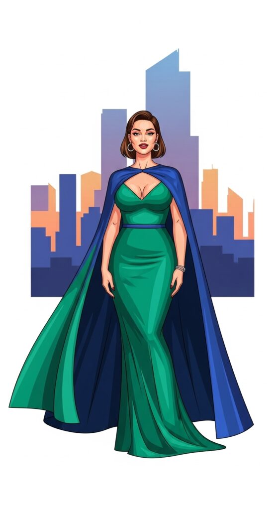 Expert Style Guide: 12 Plus-Size Classy Winter Outfits for Curvy Women 15 The Modern Caped Silhouette (Dramatic Overlay)