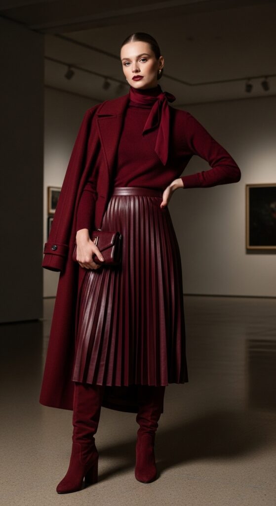 12 Plus Size Winter Fashion Outfits That Curvy Women Love 17 The Monochromatic Moment