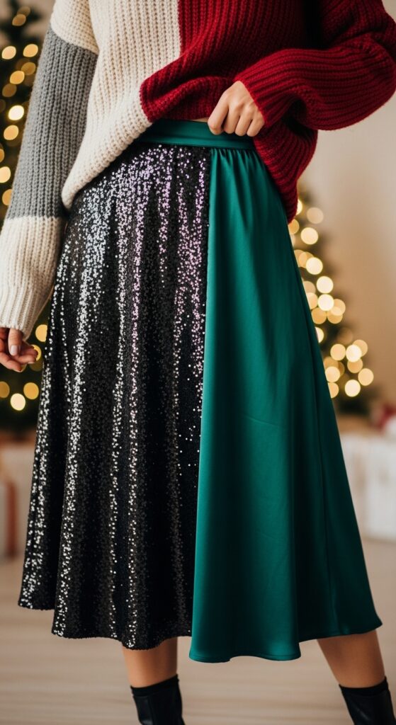 The Party Skirt & Sweater