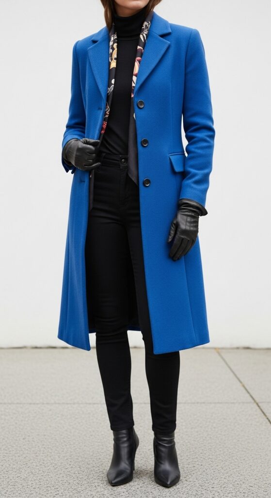 Big City Chic: 12 Plus Size New York Winter Outfits for Stylish Curvy Women 13 The Pop of Color Coat
