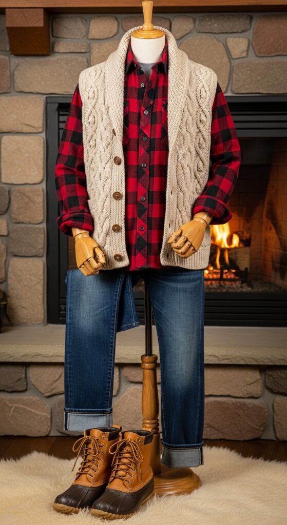 11 Plus Size Casual Winter Outfits That Curvy Women Love 13 The Rustic Lodge Chic