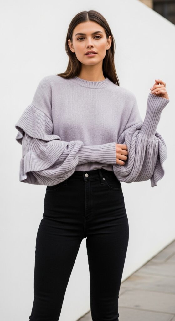 12 Plus Size Winter Fashion Outfits That Curvy Women Love 18 The Statement Sleeve