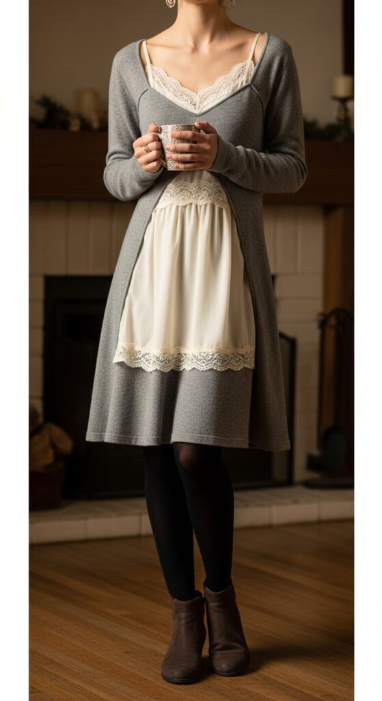 12 Plus Size Cute Winter Outfits That Curvy Women Love 6 The Sweetheart Sweater Dress