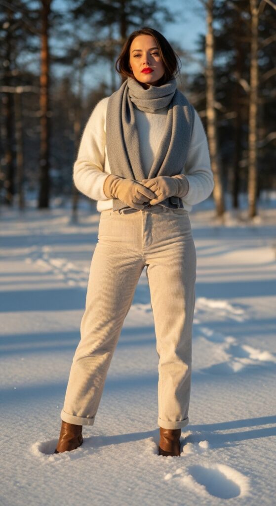 Embrace the Chill: 12 Chic Winter Outfit Ideas for the Curvy Fashionista 12 Winter Whites